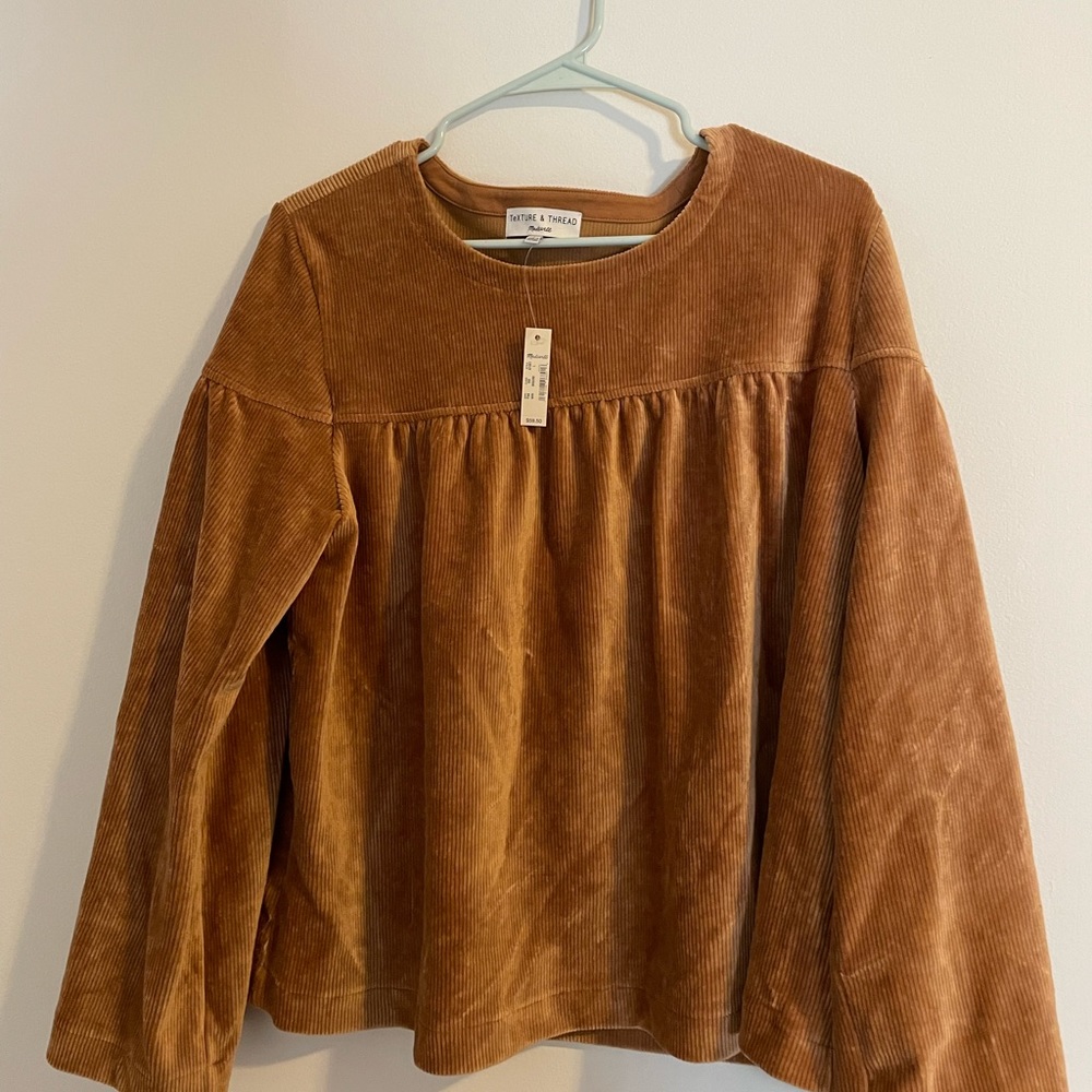madewell “texture & thread” cute fall fall top!!
